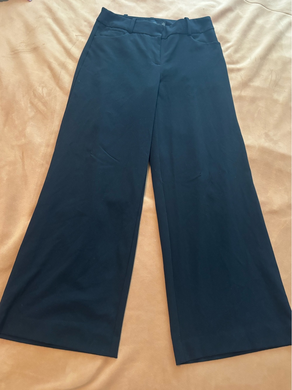 New York & Company Black Wide-Leg Dress Pants